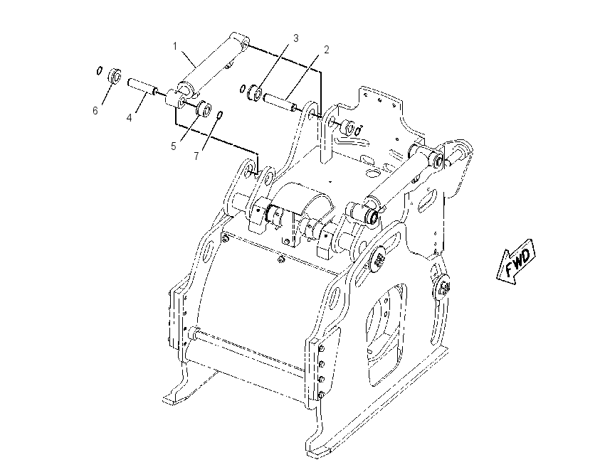 CYLINDER & MTG GP-COLD PLANER 2247402 CAT