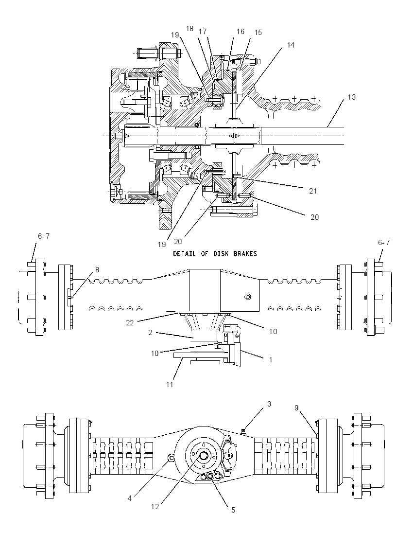 AXLE GP-FIXED 1406435 CAT