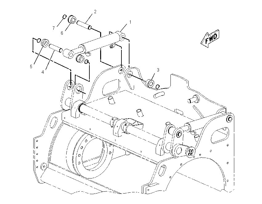 CYLINDER & MTG GP-COLD PLANER 2195433 CAT