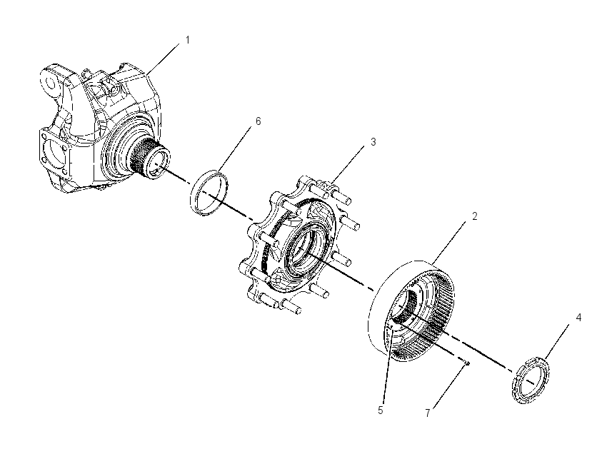 HOUSING & FLANGE GP-AXLE 2264340 CAT
