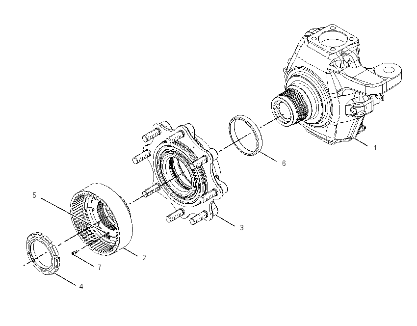 HOUSING & FLANGE GP-AXLE 2264341 CAT