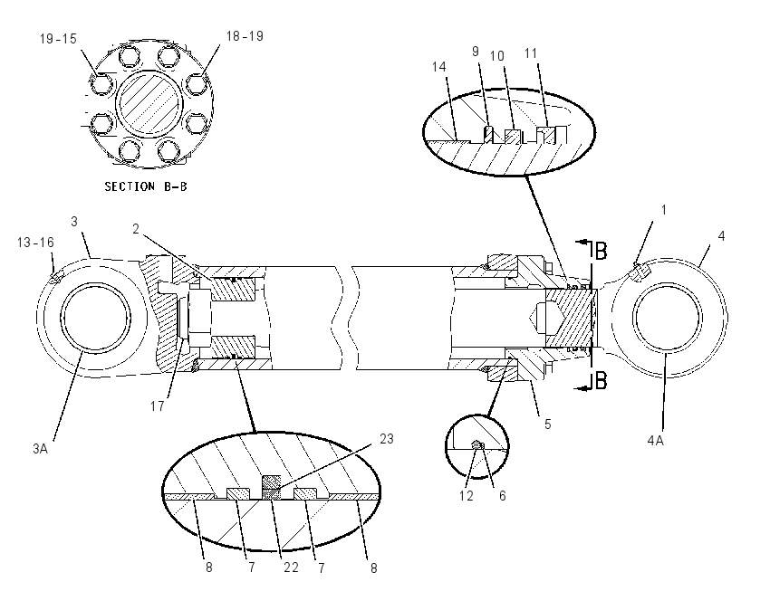 CYLINDER GP-WORK TOOL 2057222 CAT