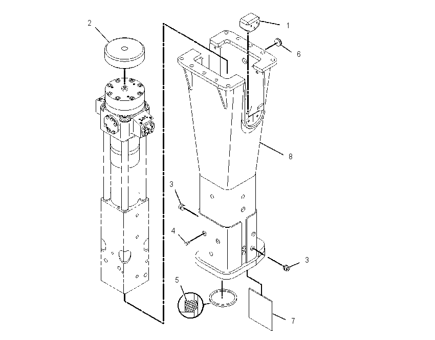 HOUSING GP-HAMMER 2080744 CAT