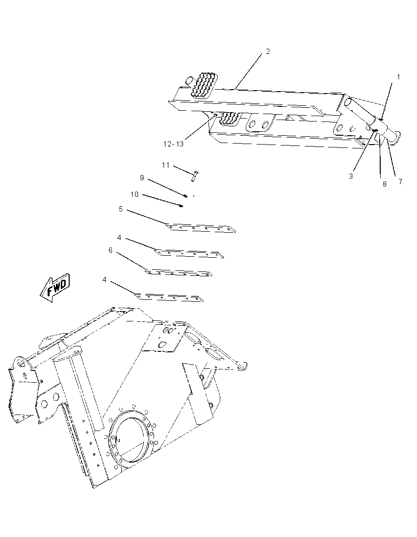 FRAME GP-WHEEL SAW 2277317 CAT
