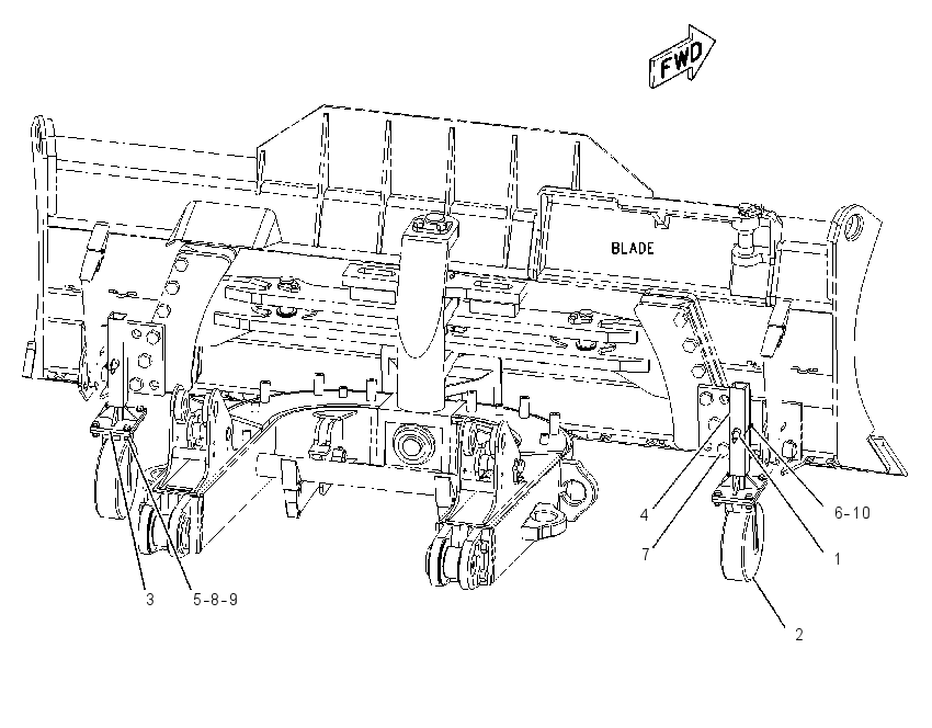 MOUNTING GP-WHEEL 2086122 CAT