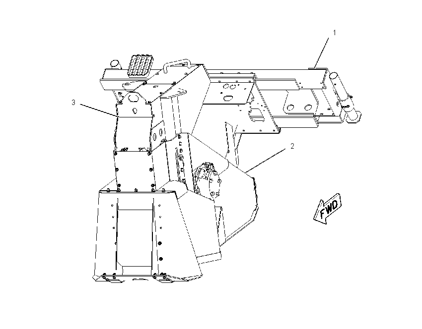 FRAME AR-WHEEL SAW 2289494 CAT