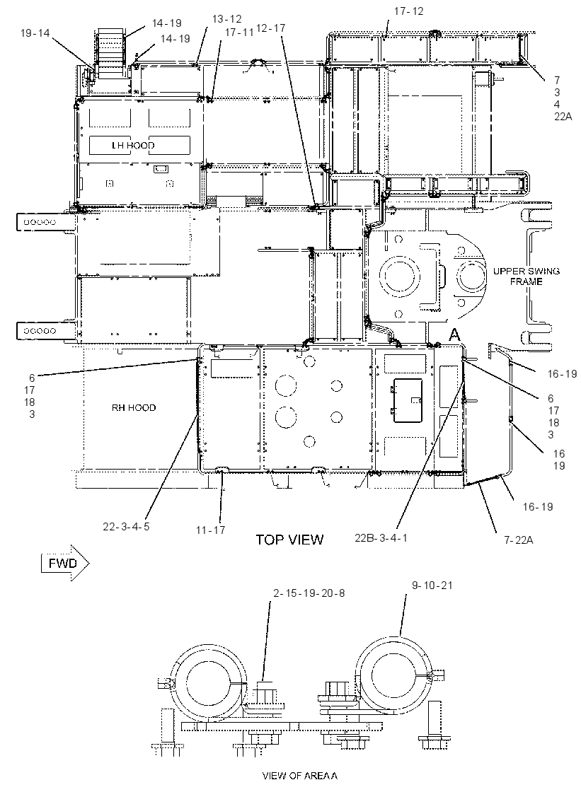 FASTENER GP-HANDRAIL 2043528 CAT