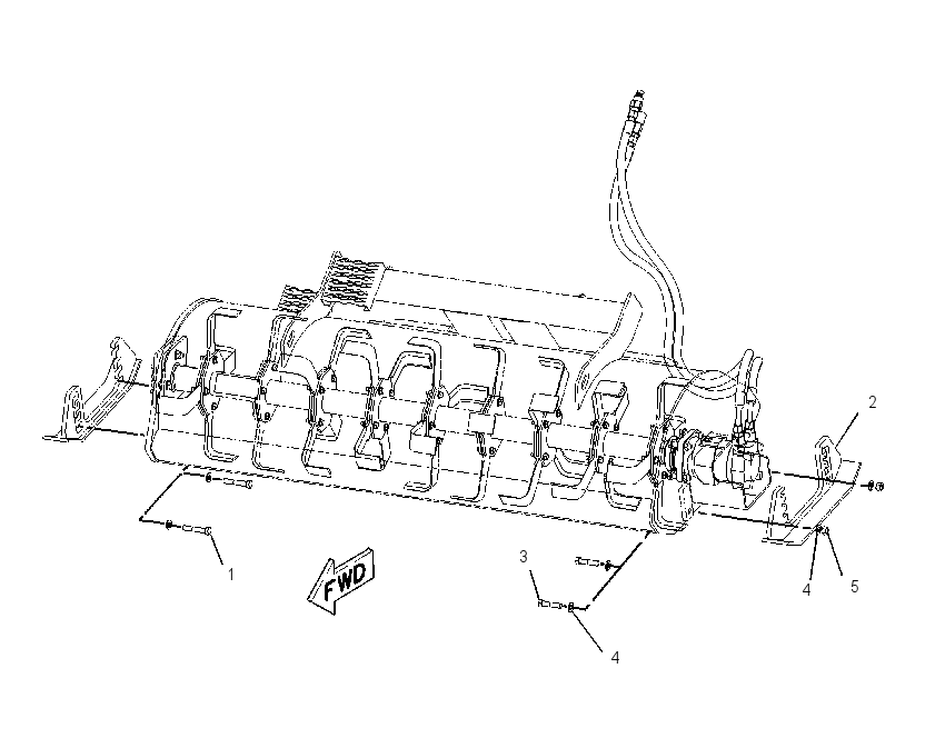FRAME GP-TILLER 2190283 CAT