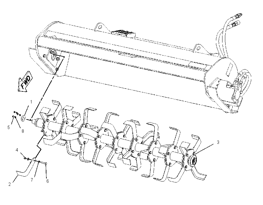 DRUM GP-TILLER 2190437 CAT