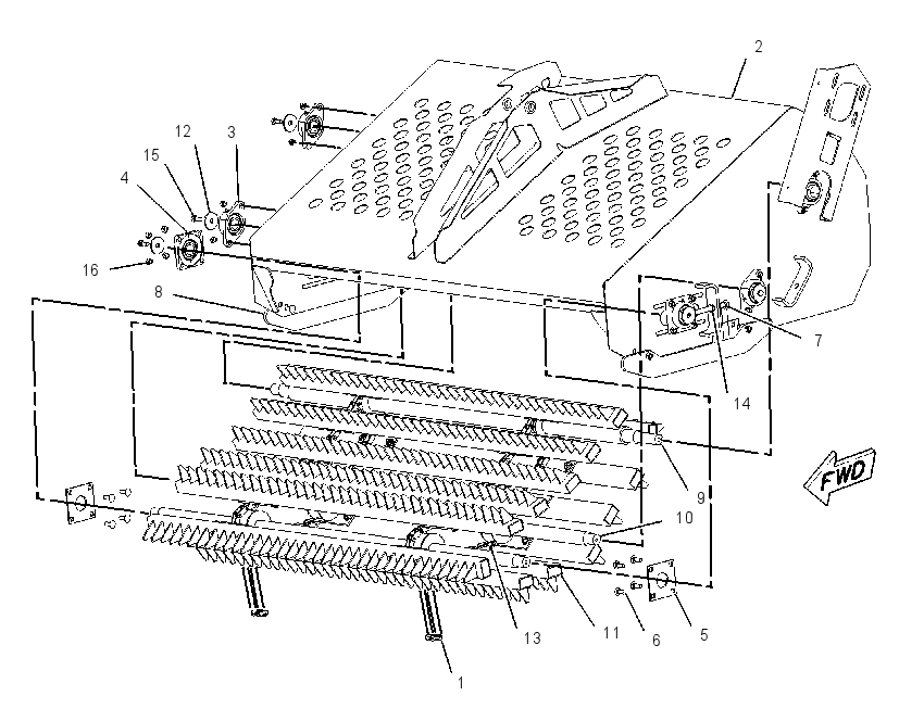 CONVEYOR GP-LANDSCAPE RAKE 2249254 CAT