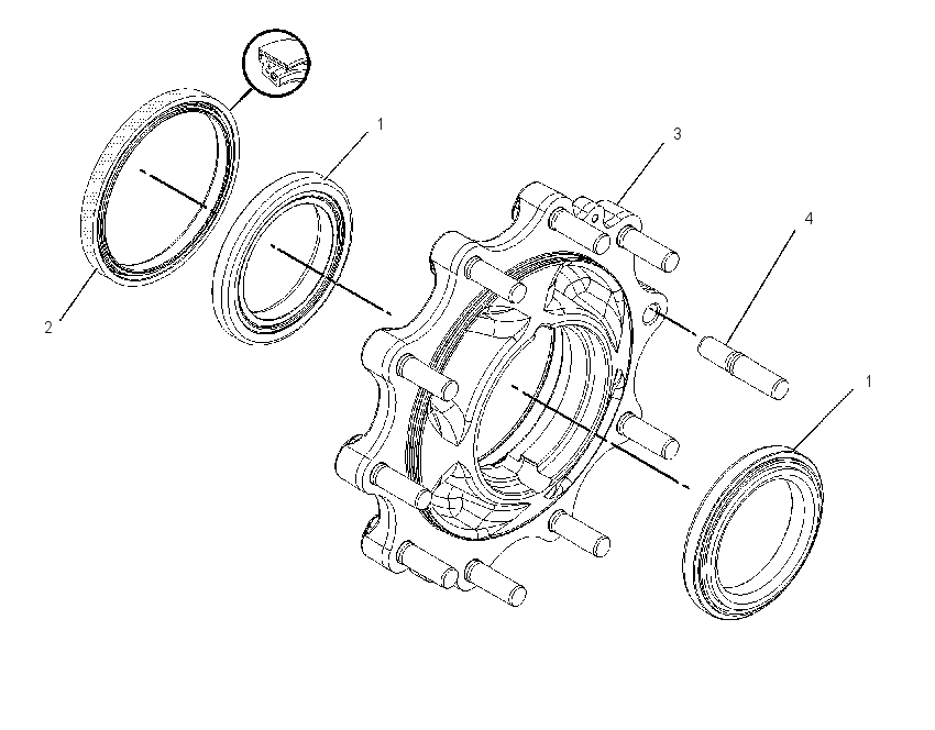 FLANGE GP-WHEEL 2264353 CAT
