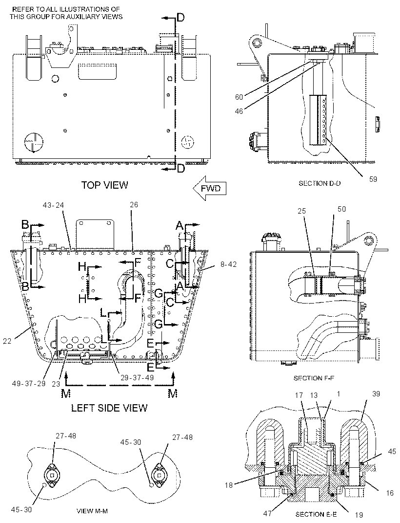 TANK GP-HYDRAULIC & XMSN 1682105 CAT