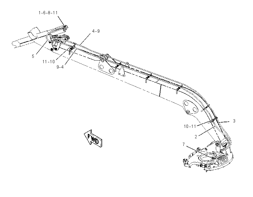 LINES GP-EXTENDABLE STICK 2100754 CAT