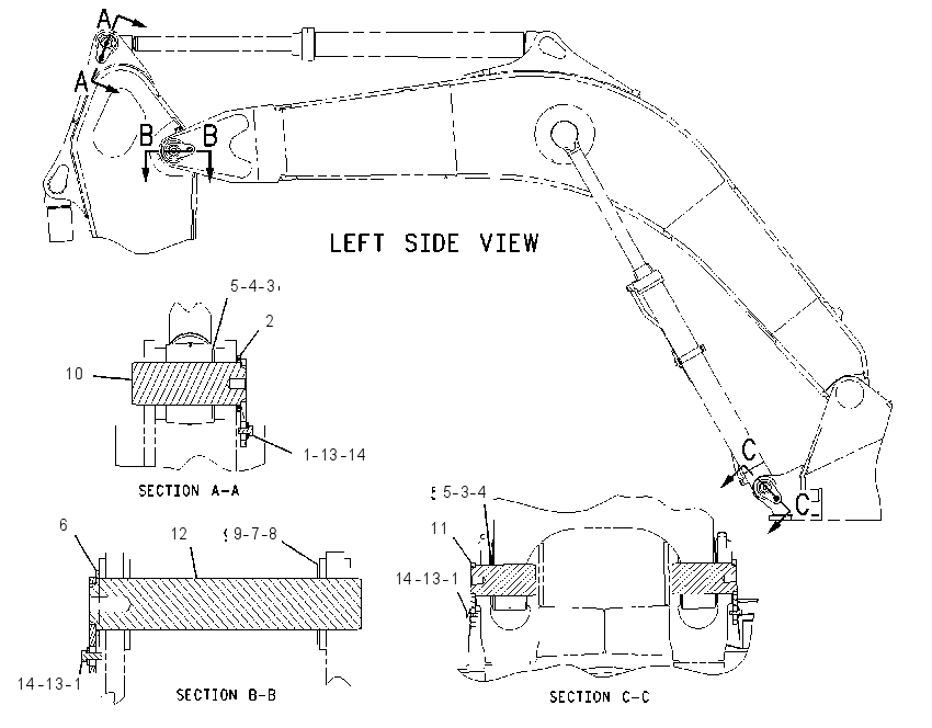 PIN GP-EXCAVATOR 2072433 CAT