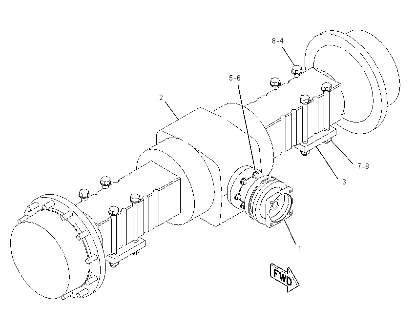 AXLE & MTG GP-DRIVE 2160594 CAT