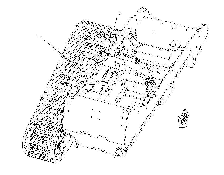 LINES GP-PARKING BRAKE 2194315 CAT