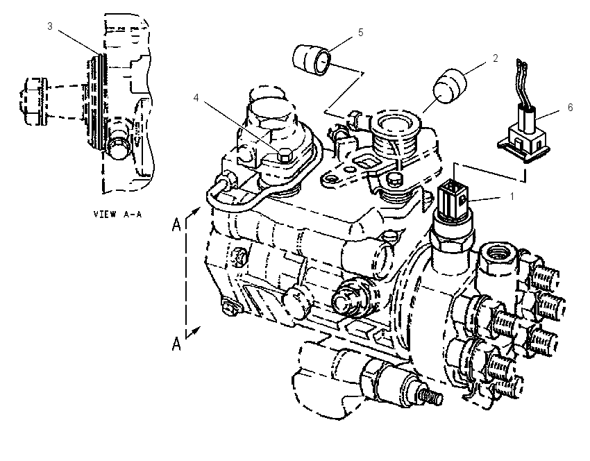 Топливный насос высокого давления 1965119 CAT
