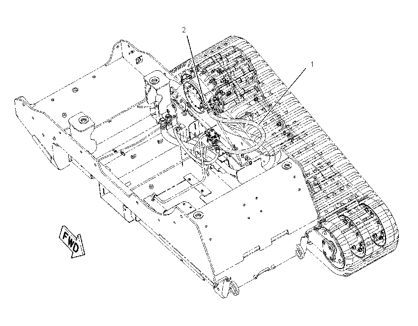 LINES GP-PARKING BRAKE 2194316 CAT