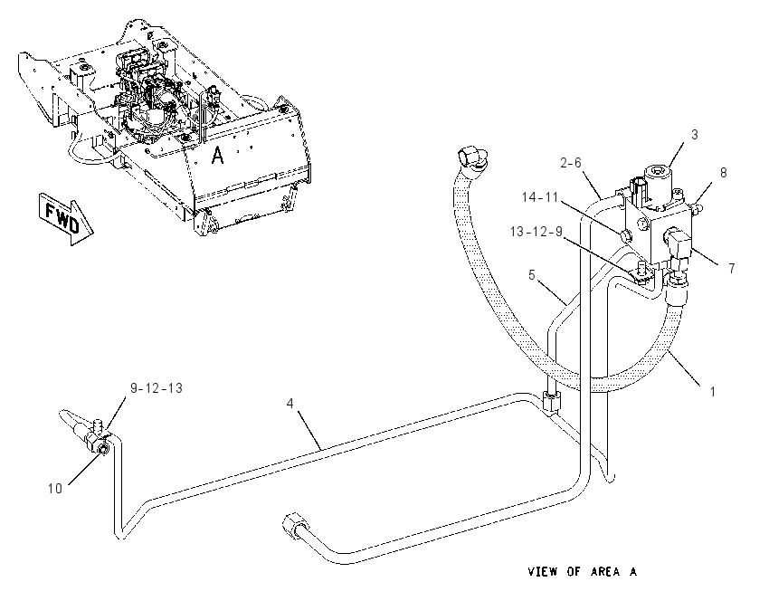 MANIFOLD & LINES GP-CONTROL 2194317 CAT