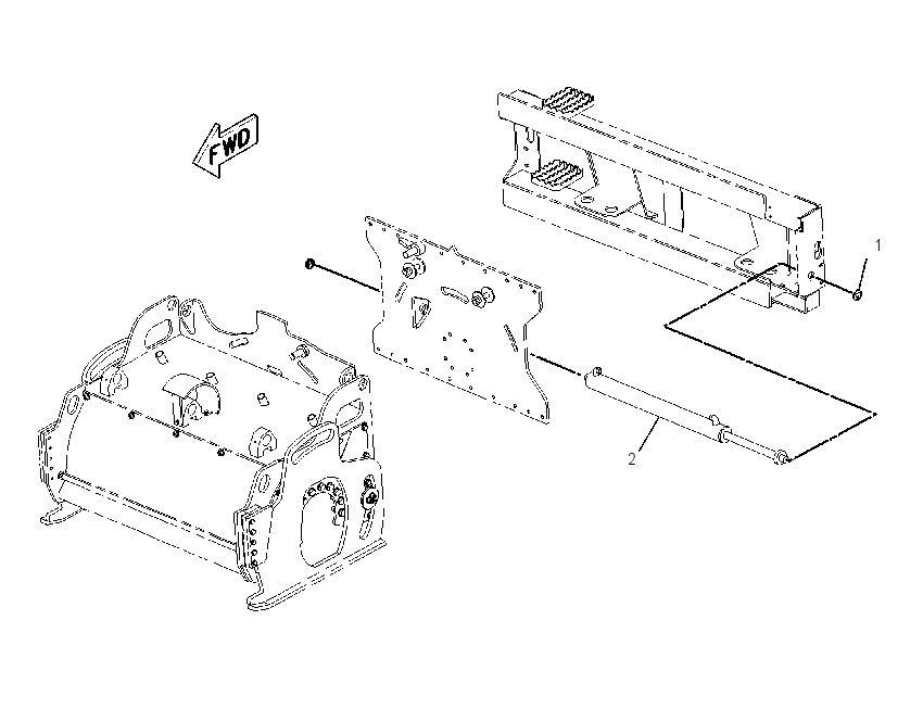 CYLINDER & MTG GP-COLD PLANER 2195434 CAT