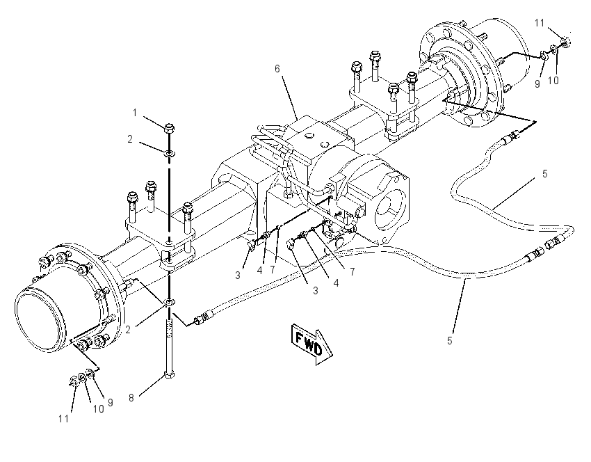 AXLE AR-REAR 2171712 CAT