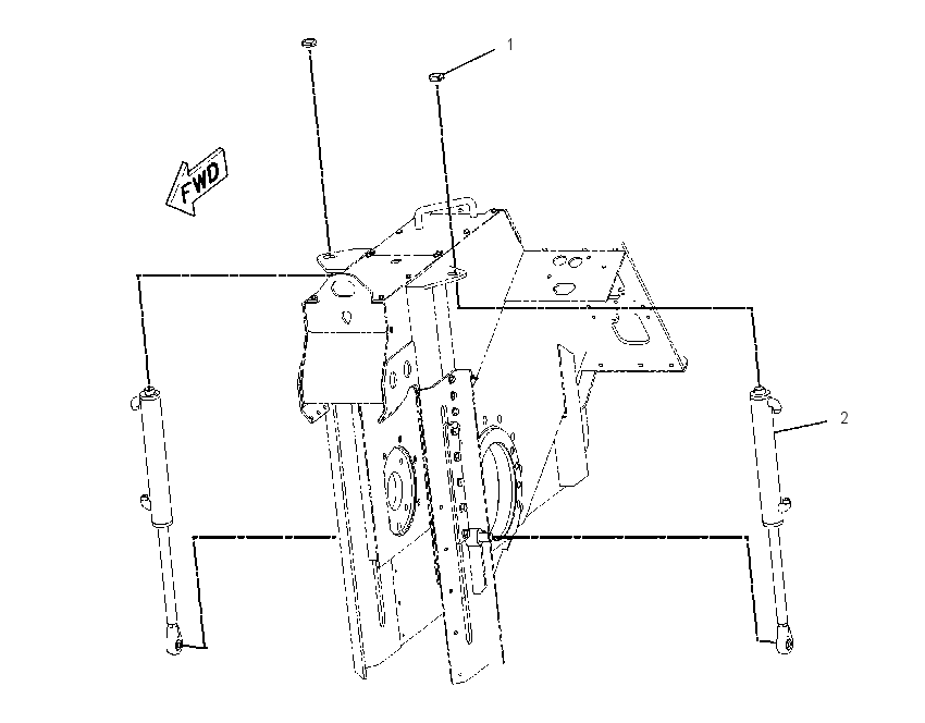 CYLINDER & MTG GP-WHEEL SAW 2277366 CAT