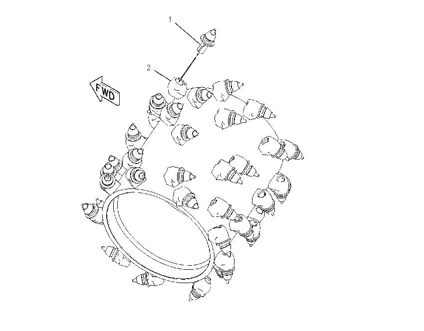 DRUM GP-COLD PLANER 2247360 CAT