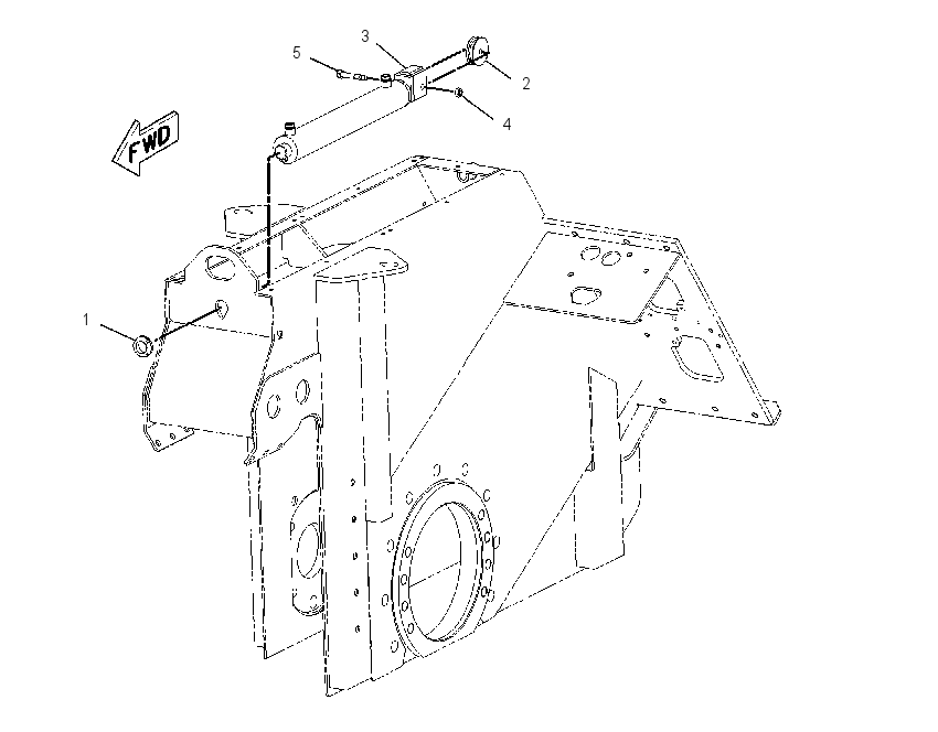 CYLINDER & MTG GP-WHEEL SAW 2277369 CAT