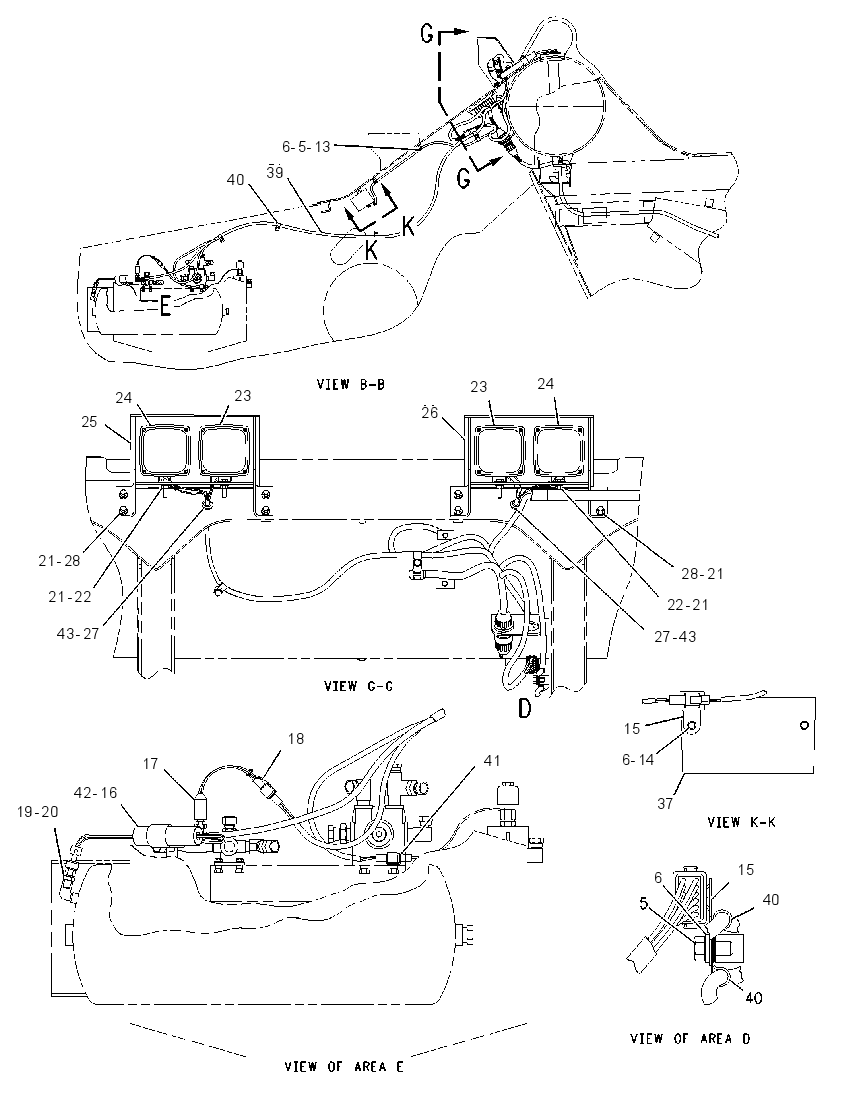WIRING GP-SCRAPER 1606174 CAT