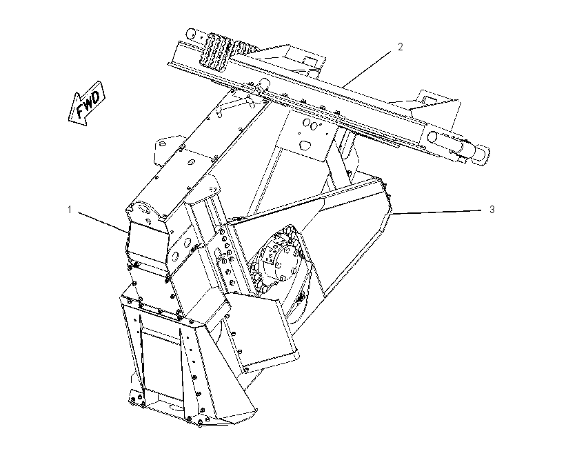 FRAME AR-WHEEL SAW 2195453 CAT