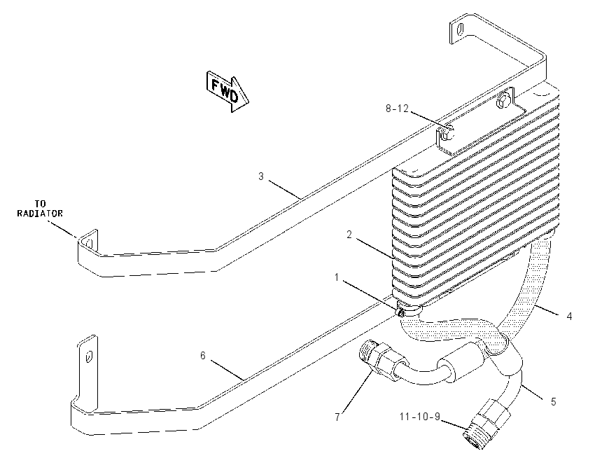 KIT-TRANSMISSION OIL COOLER 2231457 CAT