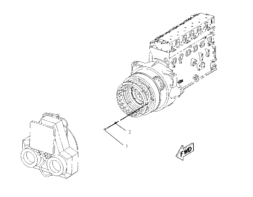 MOUNTING GP-PUMP DRIVE 2231796 CAT