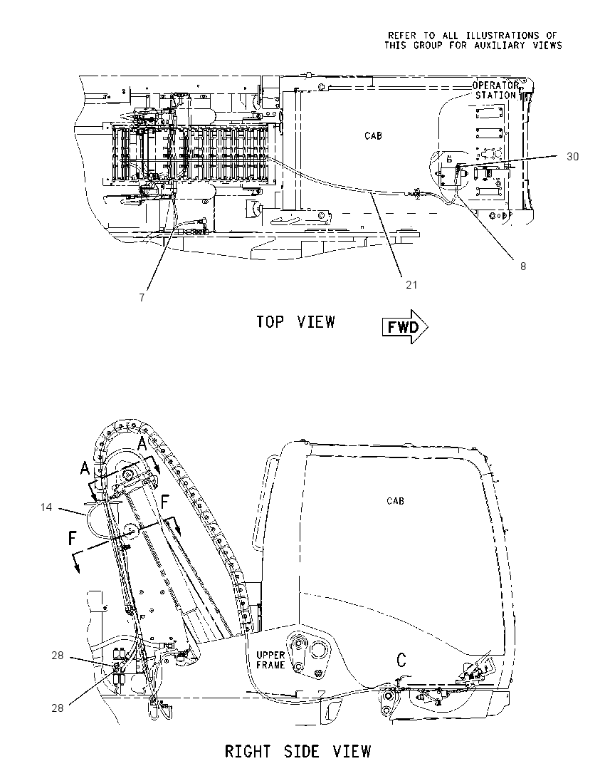 LINES GP-CAB RISER 1877381 CAT