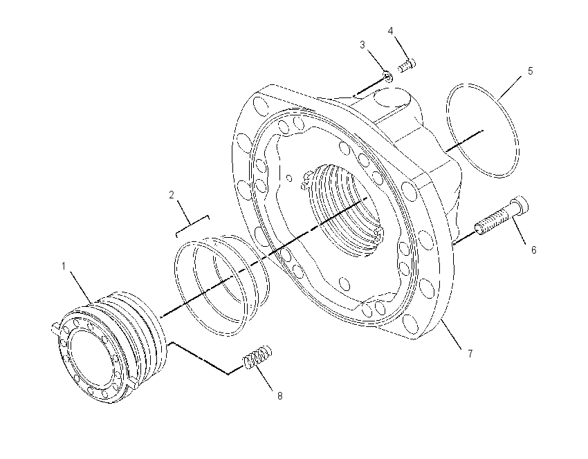HOUSING GP-MOTOR 1521447 CAT