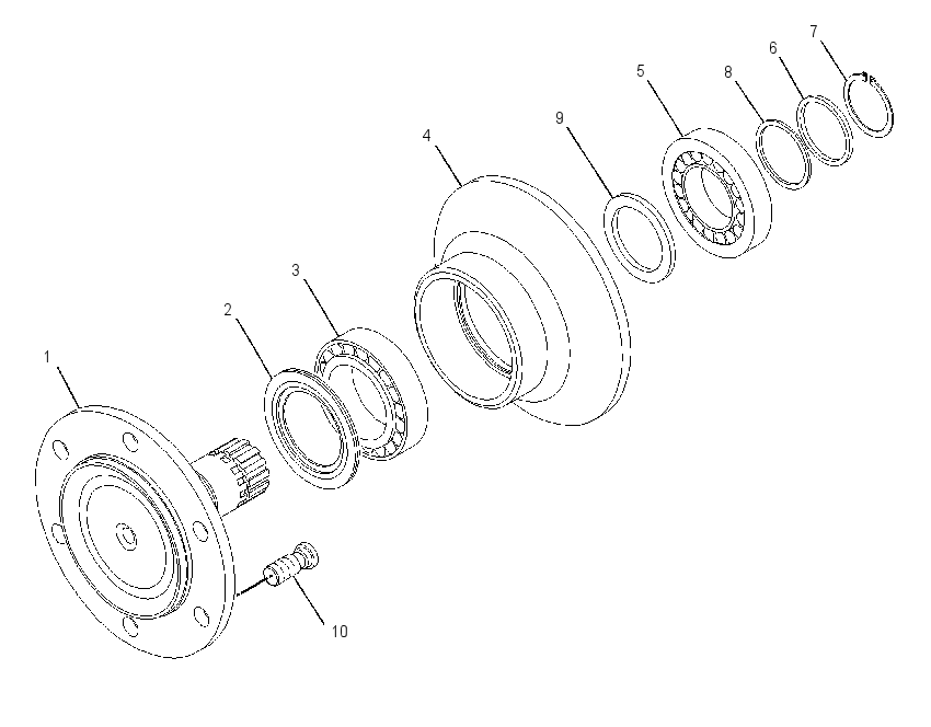 SUPPORT GP-MOTOR 1080461 CAT