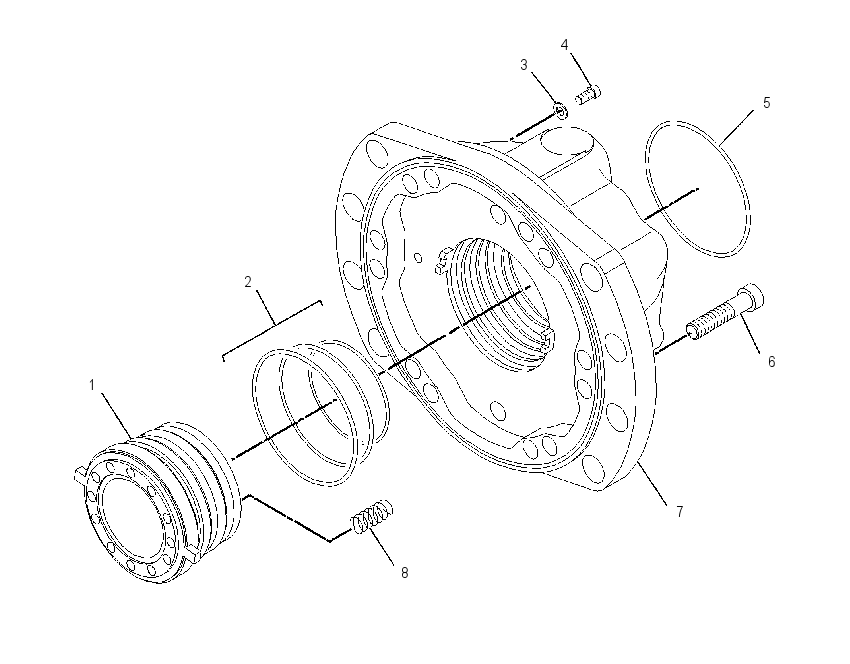 HOUSING GP-MOTOR 1080433 CAT