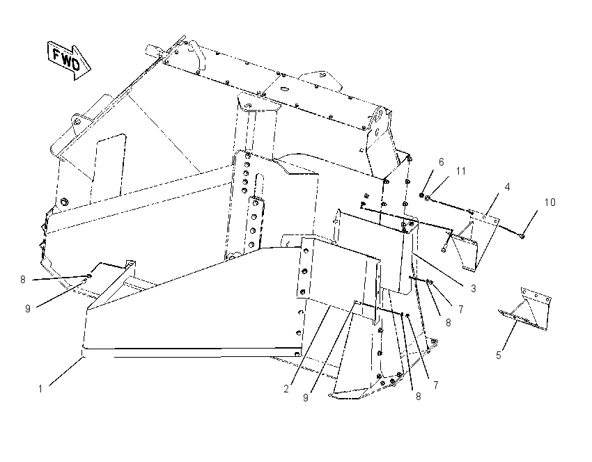 DEFLECTOR GP-DEBRIS 2195464 CAT