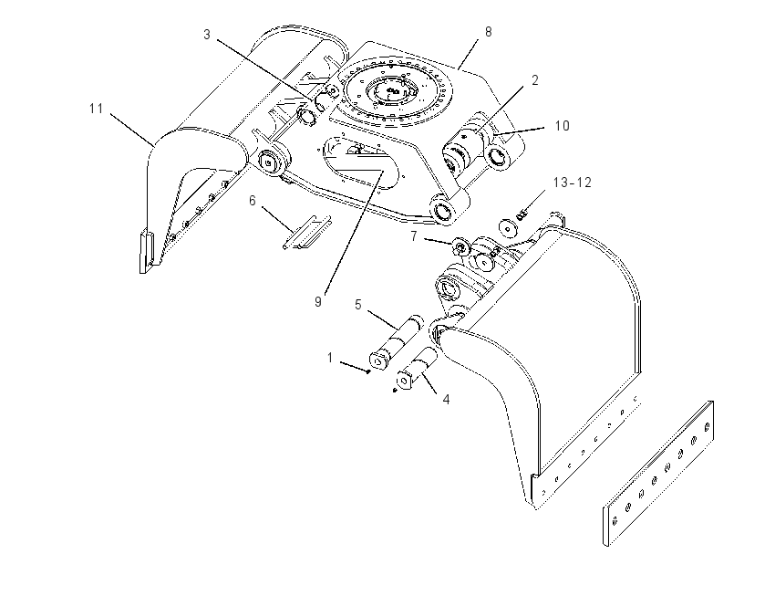 HOUSING & SHELL GP-GRAPPLE 2208521 CAT