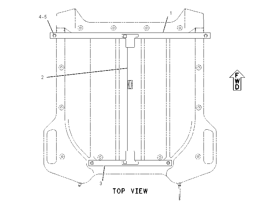 BRACE GP-CAB LIFT 2341772 CAT