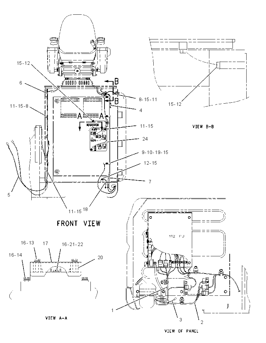 WIRING GP-CAB RISER 2108937 CAT