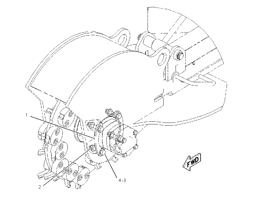 MOUNTING GP-MOTOR 2244484 CAT