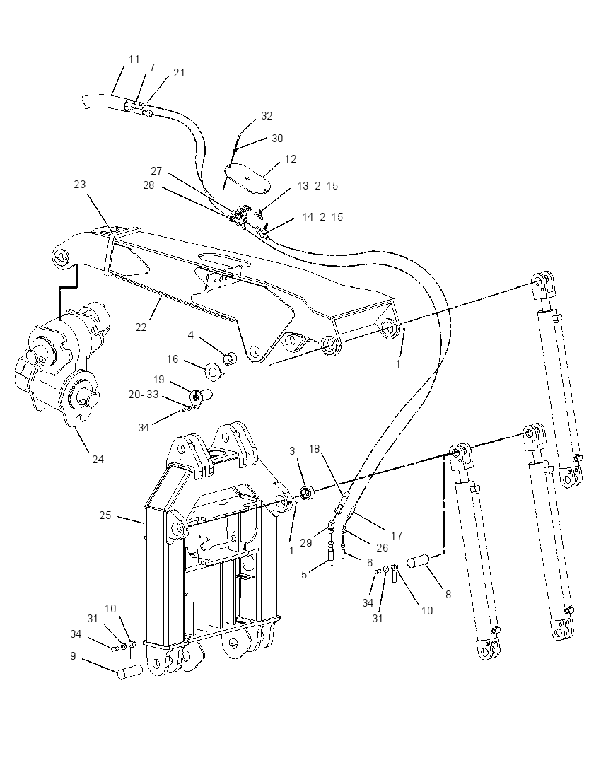 FRAME GP-GRAPPLE 2252663 CAT