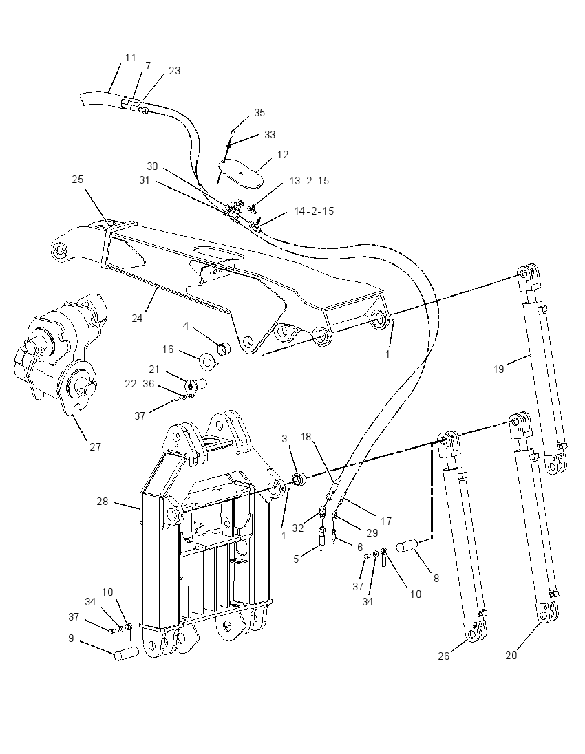 FRAME GP-GRAPPLE 2252652 CAT