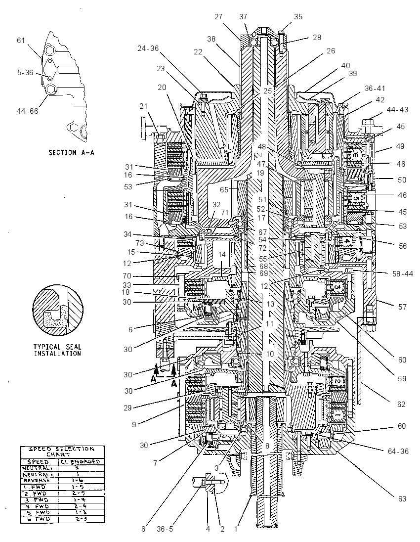Планетарная передача трансмиссии 9U9824 CAT
