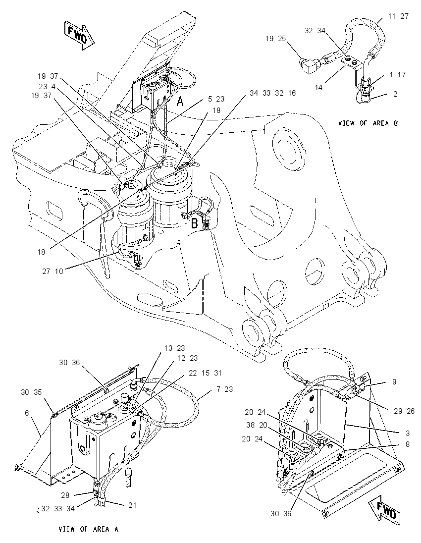 LINES GP-SWING DRIVE 1733110 CAT