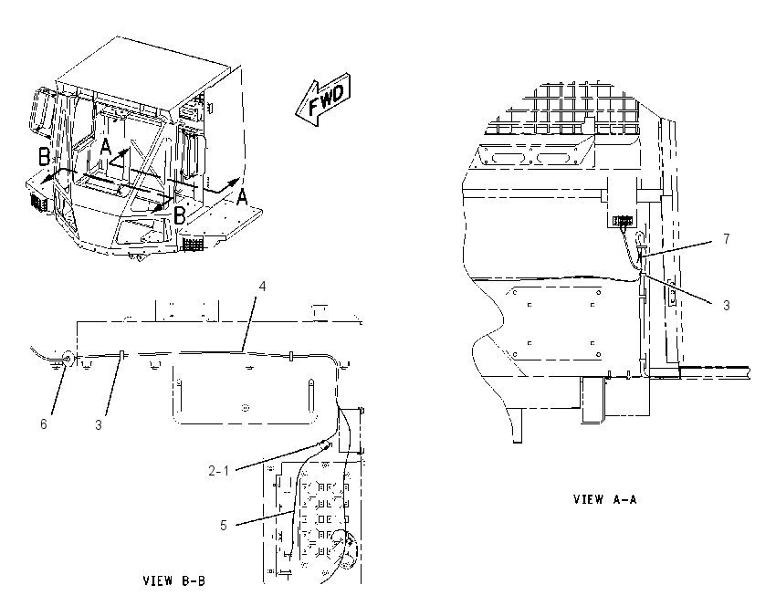WIRING GP-AUXILIARY 2312927 CAT