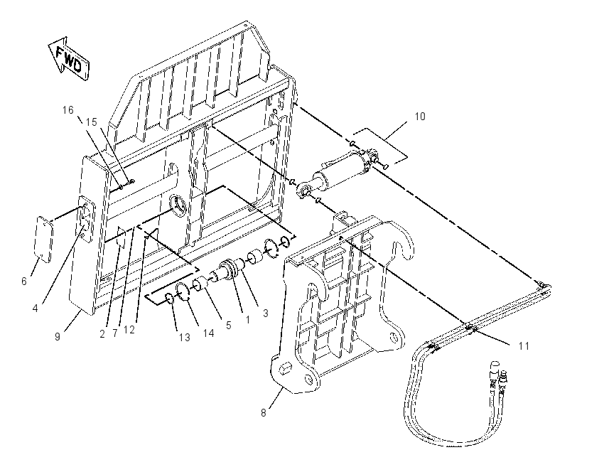 CARRIAGE GP-ROTATING 2313229 CAT
