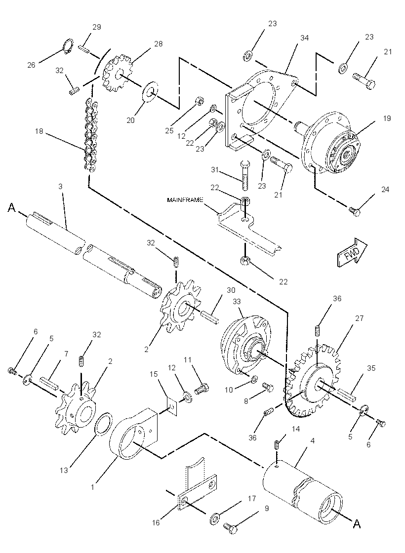 SHAFT GP-FEEDER DRIVE 2285756 CAT