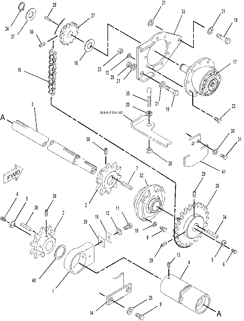 SHAFT GP-FEEDER DRIVE 2284130 CAT