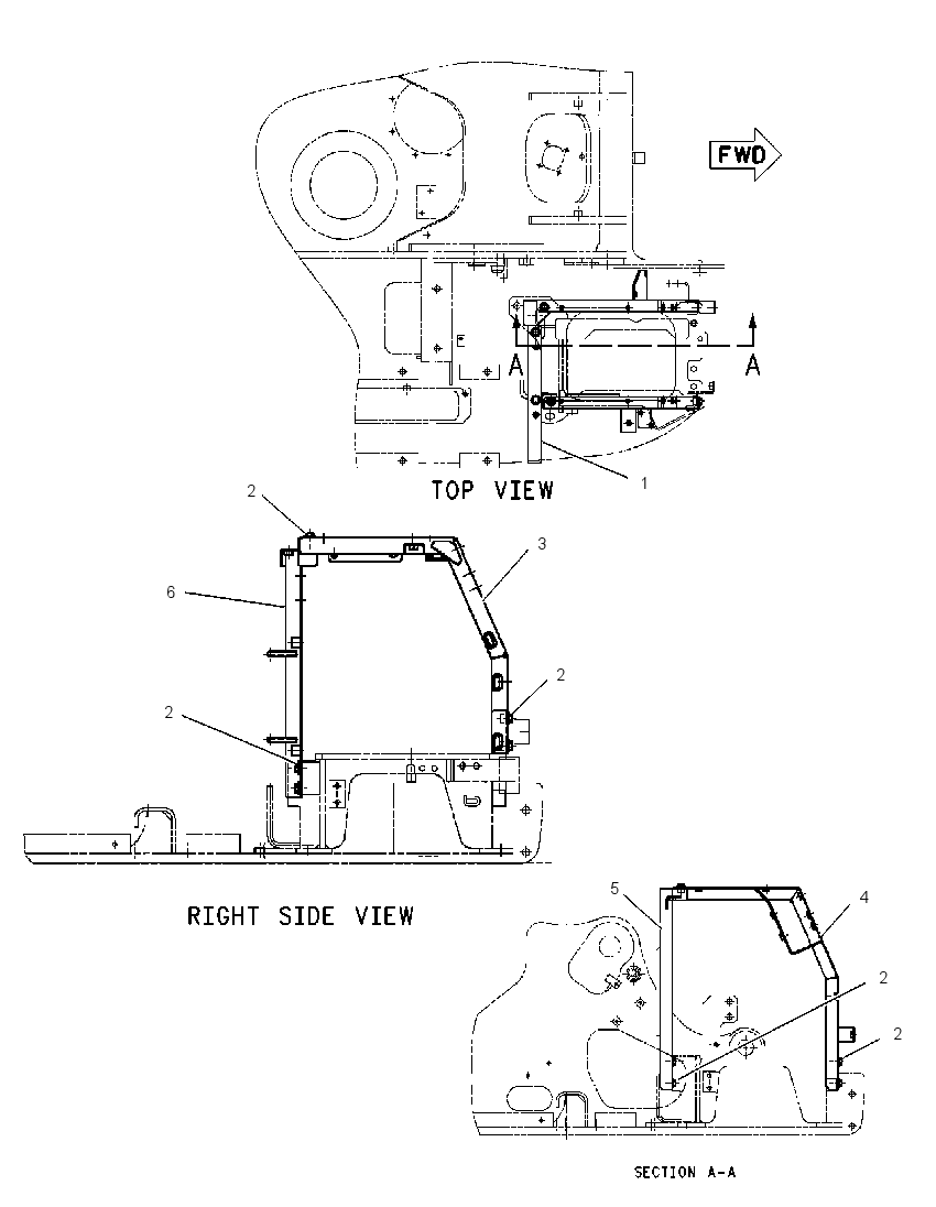 SUPPORT GP-FENDER 2084418 CAT